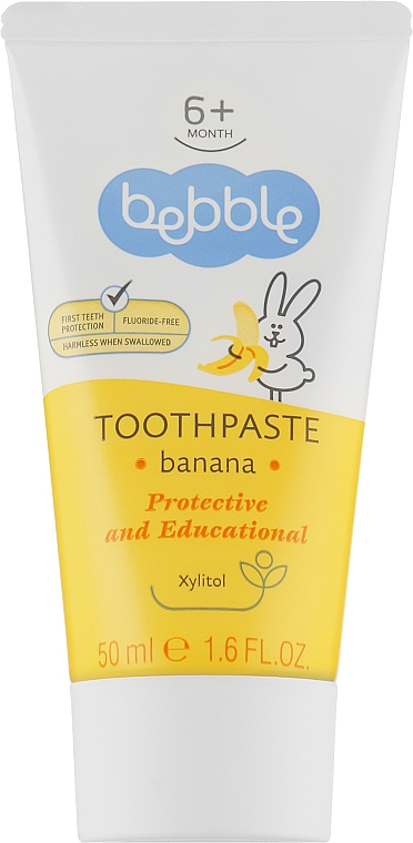 Bananowa pasta do zębów - Bebble Toothpaste Banana — Zdjęcie N1