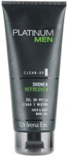 Oczyszczający żel do ciała i włosów - Dr Irena Eris Platinum Men Shower Refresher Hair & Body Wash Gel — Zdjęcie N1