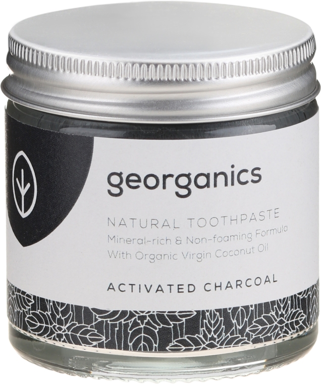 Naturalna pasta do zębów - Georganics Activated Charcoal Natural Toothpaste — Zdjęcie N2