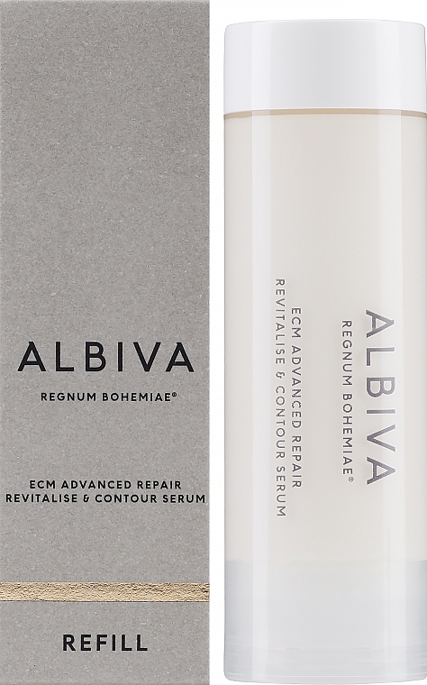 Liftingujące i ujędrniające serum do twarzy - Albiva Ecm Advanced Repair Revitalize & Contour Serum (uzupełnienie) — Zdjęcie N2