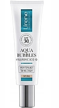 Koloryzujący krem przeciwsłoneczny do twarzy - Lirene Aqua Bubbles Toning Cream SPF 30 — Zdjęcie N1