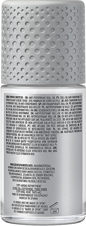 Dezodorant-antyperspirant w kulce dla mężczyzn - Adidas Power Booster 72H Anti-Perspirant Roll-On — Zdjęcie N2
