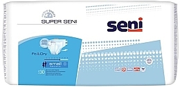 Pieluchy dla dorosłych, 55-80 cm - Seni Super Seni Small 1 Fit & Dry — Zdjęcie N2