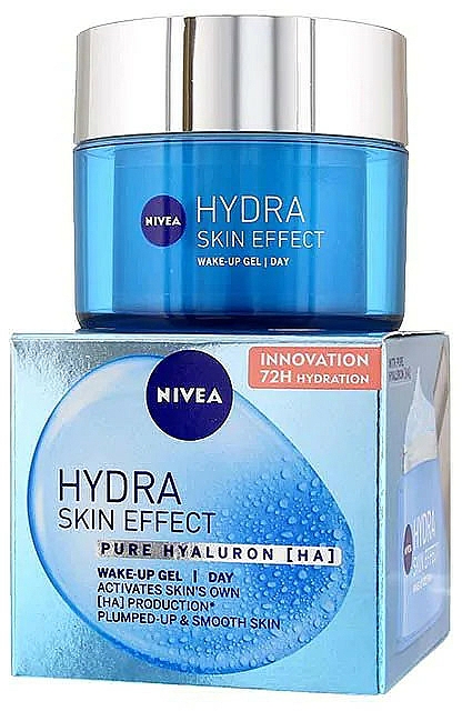 Balansująco-nawilżający żel do twarzy - NIVEA Hydra Skin Effect Wake-up Gel — Zdjęcie N1