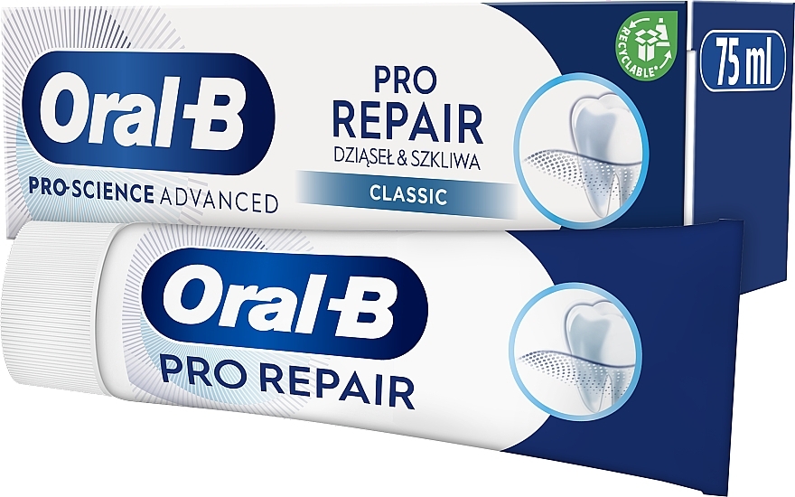 Pasta do zębów - Oral-B Pro-Science Advanced Gum & Enamel Pro Repair Classic — Zdjęcie N2