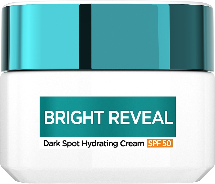 Nawilżający krem przeciw przebarwieniom z filtrem SPF 50 - LOreal Paris Bright Reveal Dark Spot Hydrating Cream SPF 50 — Zdjęcie N1