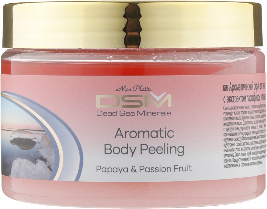 Peeling do ciała Aromat Passiflora i papaja - Mon Platin DSM Moisturising Body Peeling Soap