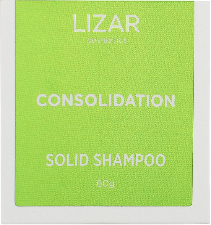 Szampon w kostce do włosów przetłuszczających się Henna z pokrzywą - Li'zar Solid Shampoo — Zdjęcie N2