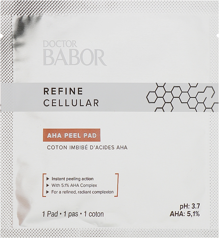 Krążki do peelingu, AHA - Babor Doctor Babor Refine Cellular AHA Peel Pads — Zdjęcie N2