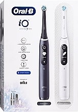 Zestaw - Oral-B iO Series 7 Duo Pack Black Onyx/White (toothbrushes/2pcs) — Zdjęcie N1