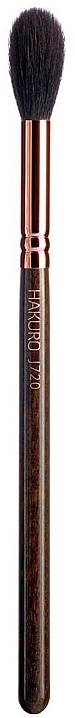 Wydłużony pędzel do rozświetlacza J720, brązowy - Hakuro Professional — Zdjęcie N1