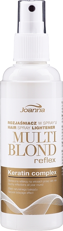 PRZECENA! Rozjaśniacz w sprayu do włosów - Joanna Multi Blond Reflex * — Zdjęcie N9