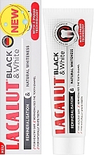 Pasta do zębów - Lacalut Black & White Toothpaste — Zdjęcie N2