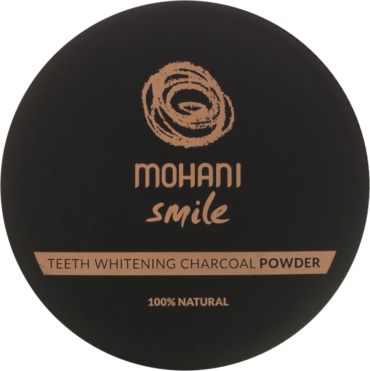 Wybielający proszek do zębów z węglem aktywnym - Mohani Smile — Zdjęcie N2