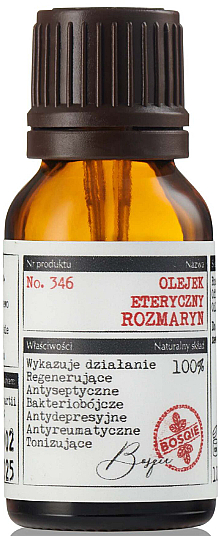 Naturalny olejek eteryczny Rozmaryn - Bosqie Natural Essential Oil — Zdjęcie N1