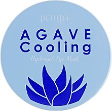 Hydrożelowe plastry pod oczy z wyciągiem z agawy - Petitfee & Koelf Agave Cooling Hydrogel Eye Mask — Zdjęcie N3