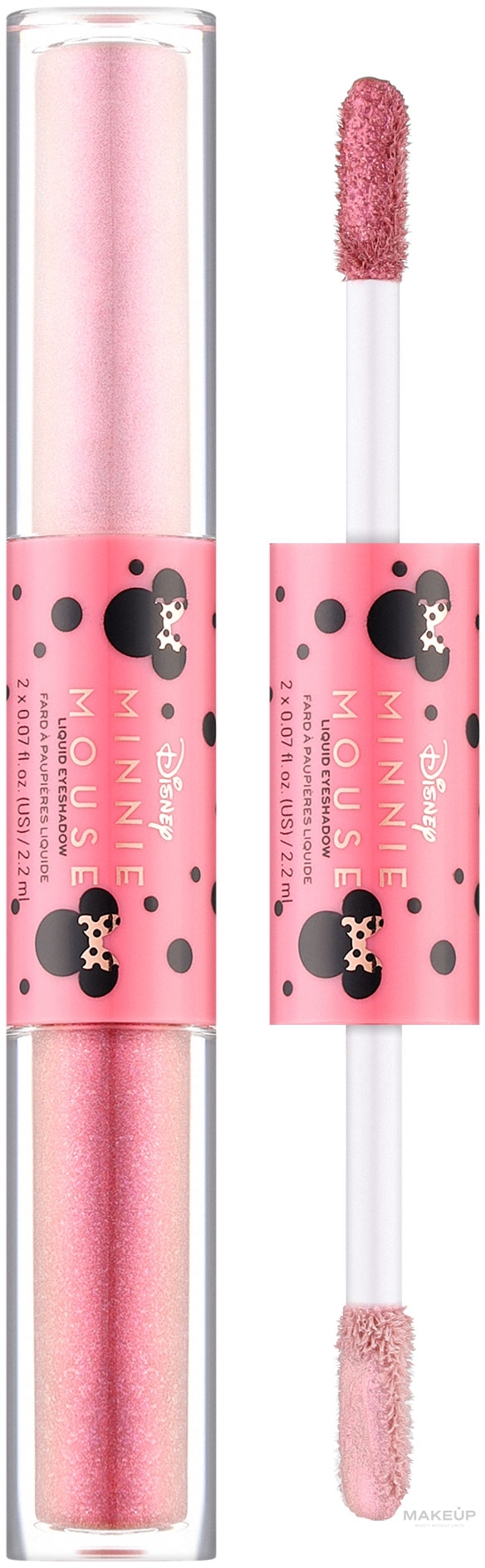 Płynny cień do powiek - Makeup Revolution Disney's Minnie Mouse Liquid Eyeshadow Duo — Zdjęcie 2 x 2.2 ml