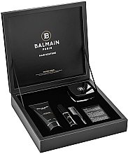 Zestaw - Balmain Paris Hair Couture Signature Men's Giftset (oil 30 ml + shampoo 200 ml + scrub 100 g + brush 1 p) — Zdjęcie N2