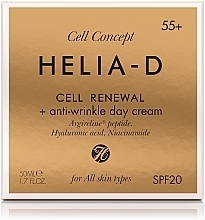 Przeciwzmarszczkowy krem do twarzy na dzień, 55+ - Helia-D Cell Concept Cream — Zdjęcie N3