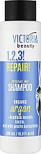 Szampon do włosów zniszczonych - Victoria Beauty 1,2,3! Repair! Shampoo — Zdjęcie N1