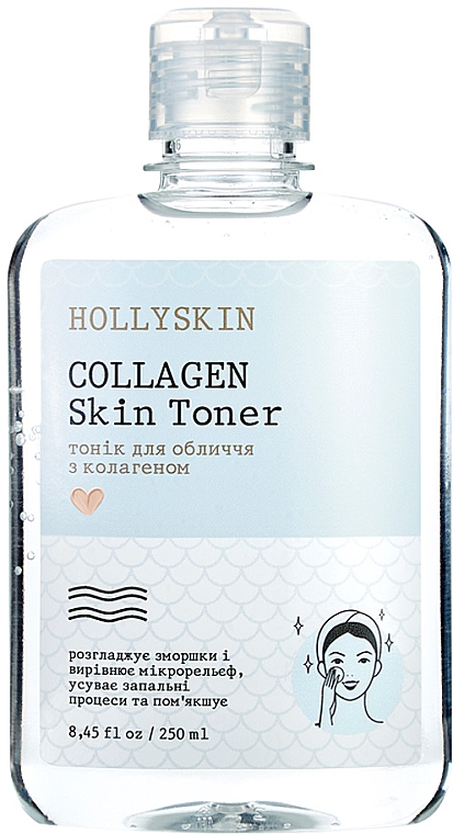 Tonik do twarzy z kolagenem - Hollyskin Collagen Skin Toner — Zdjęcie N1