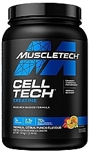 Suplement diety Kreatyna, cytrusy tropikalne - Muscletech Cell-Tech Creatine Tropical Citrus Punch — Zdjęcie N1