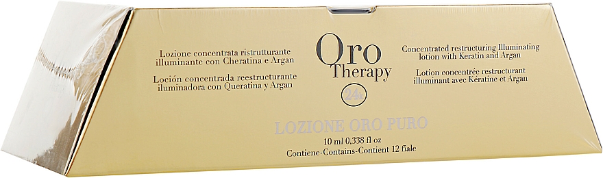 Rewitalizujący balsam do włosów z keratyną - Fanola Oro Therapy Lotion — Zdjęcie N1