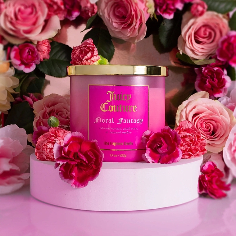 Świeca zapachowa - Juicy Couture Floral Fantasy Fine Fragrance Candle — Zdjęcie N3