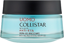 Matujący krem przeciwstarzeniowy do twarzy - Collistar Uomo Anti-Age Mattifying Cream-Gel — Zdjęcie N1