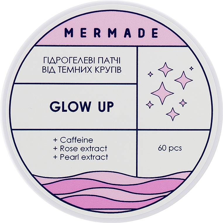 Rozjaśniające hydrożelowe płatki pod oczy - Mermade Glow Up Patch — Zdjęcie N2