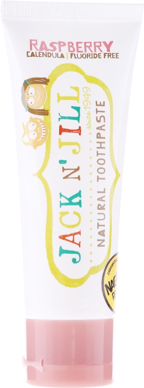 Naturalna pasta do zębów dla dzieci Malina - Jack N' Jill Toothpaste Raspberry — Zdjęcie N1