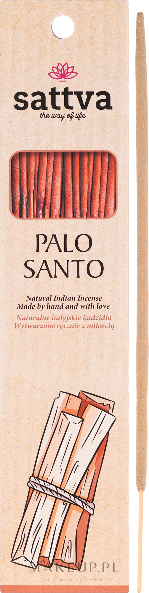 Naturalne indyjskie kadzidła Palo Santo - Sattva Palo Santo — Zdjęcie 15 szt.