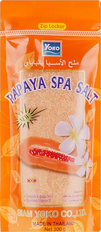Peeling-sól do ciała z papają - Yoko Papaya Spa Salt — Zdjęcie N1