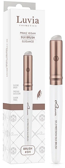 Pędzel do makijażu, 511 Elegance - Luvia Cosmetics Precision Silk Brush — Zdjęcie N1