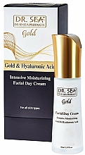 Kup Intensywnie nawilżający krem do twarzy ze złotem i kwasem hialuronowym - Dr.Sea Gold & Hyaluronic Acid Intensive Moisturizing Day Cream