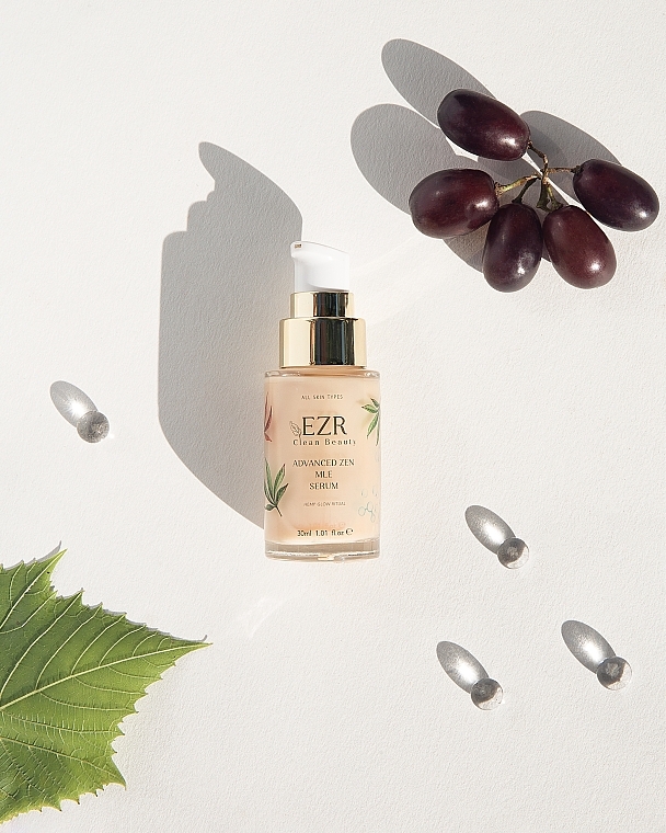 Przeciwstarzeniowy koncentrat w serum do twarzy - EZR Clean Beauty Advanced Zen Mle Serum — Zdjęcie N6
