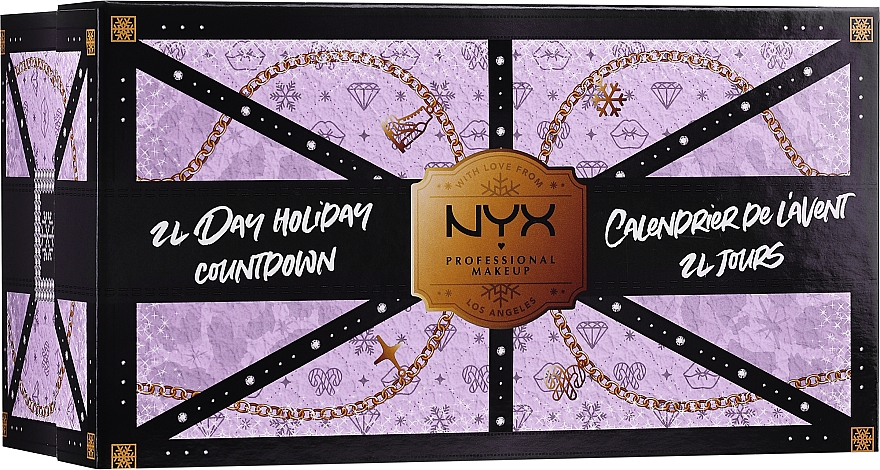 Kalendarz adwentowy - NYX Professional Makeup Advent Calendar 24 Day Holiday Countdown — Zdjęcie N1