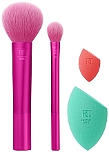 Zestaw - Real Techniques Feeling Festive Face Set (sponge/2pcs + brush/2pcs) — Zdjęcie N2