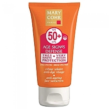 Kup Intensywnie odmładzający krem do twarzy z filtrem przeciwsłonecznym SPF 50 - Mary Cohr SPF 50 Anti-Ageing Face Sunscreen