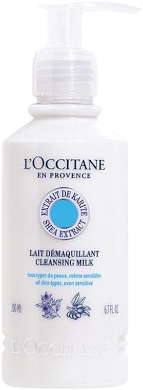 Mleczko do mycia twarzy - L'Occitane En Provence Shea Extract Cleansing Milk  — Zdjęcie N1