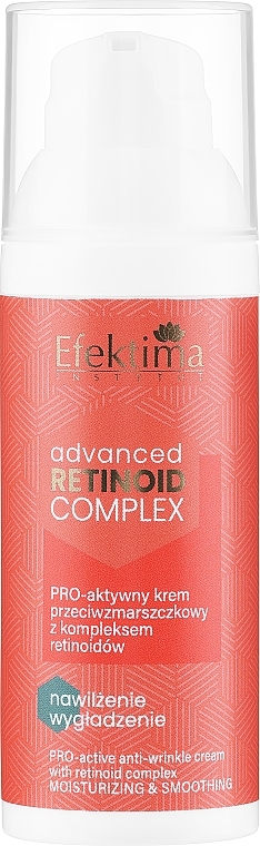 Pro-aktywny krem przeciwzmarszczkowy do twarzy - Efektima Advanced Retinoid Complex — Zdjęcie N1