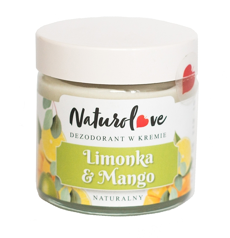 Dezodorant w kremie Limonka i mango - Naturolove — Zdjęcie N1