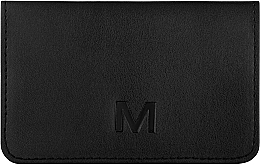 Czarne etui na karty podarunkowe dla mężczyzn Deep Black (12 x 7,5 cm) - MAKEUP — Zdjęcie N2