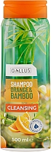 Szampon do włosów Pomarańcza i bambus - Gallus Orange&Bamboo Shampoo — Zdjęcie N1