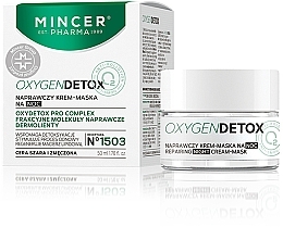 Kup Naprawczy krem-maska do twarzy na noc - Mincer Pharma Oxygen Detox N°1503