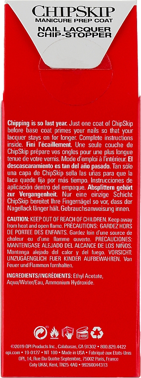 Odżywka regenerująca do paznokci, baza - OPI Chip Skip — Zdjęcie N3