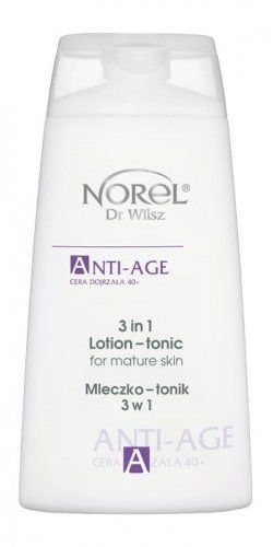 Oczyszczający nawilżająco-tonizujący preparat do cery dojrzałej - Norel Anti-Age 3 in 1 Lotion And Tonic — Zdjęcie N2