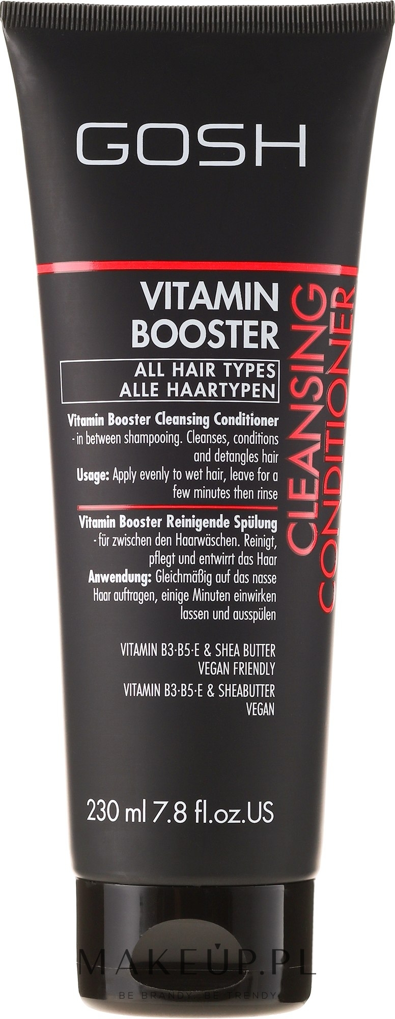 Odżywka oczyszczająca do włosów - Gosh Copenhagen Vitamin Booster Cleansing Conditioner — Zdjęcie 230 ml