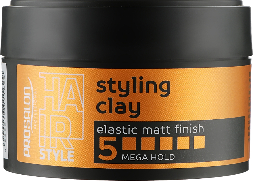 Glinka do modelowania włosów, stopień 5 - Prosalon Styling Hair Style Styling Clay Elastic Matt Finish 5 Mega Hold — Zdjęcie N1