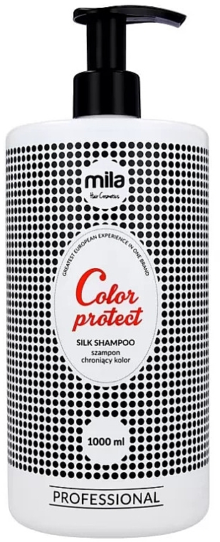 Szampon chroniący kolor do włosów farbowanych - Mila Professional Color Protect Silk Shampoo — Zdjęcie N1